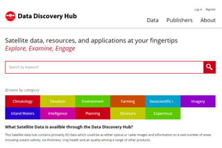 Data Discover Hub website