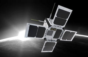 Artist's impression of Outernet CubeSat. Credit: ClydeSpace