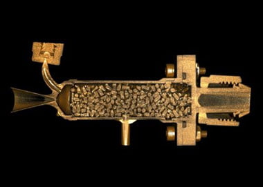 CT scan of the prototype HTP thruster