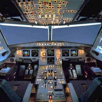 Airbus A320 cockpit (copyright Airbus)
