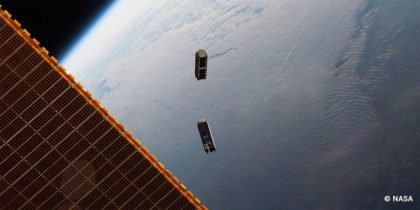 Planet dove satellites that Telespazio VEGA will be analysing data from