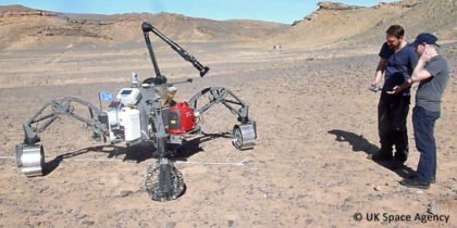 Testing self-driving Martian robot