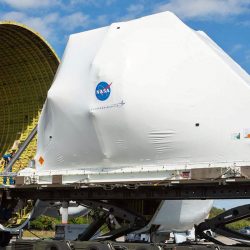 Orion spacecraft at Kennedy Space Centre