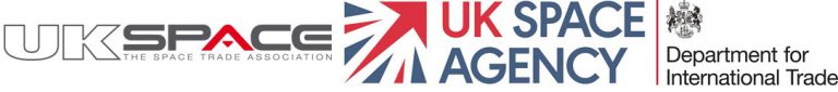 UKspace, UKSA and DIT logos