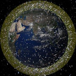 Space debris in low Earth orbit