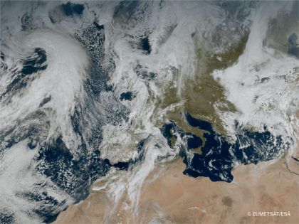 Satellite image of Europe ESA (May 23)