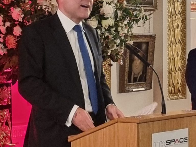 UKspace xmas reception 2023 Andrew Grittith 1