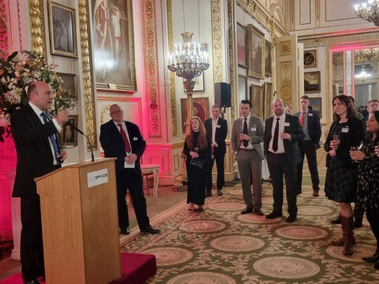 UKspace xmas reception 2023 Andrew Grittith 2