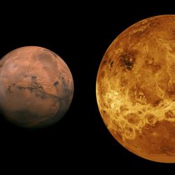 Moon Mars Venus