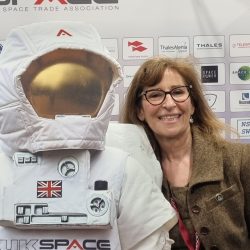 Steph and astronaut Spacecomm 2024