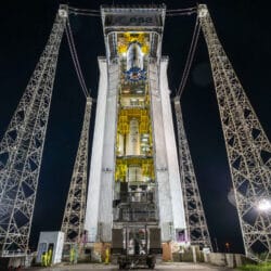 MicroCarb on Vega C flight VV27 awaiting launch