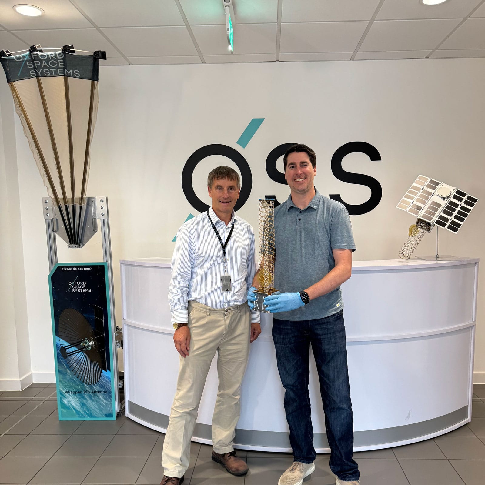 Oxford Space Systems and Astro Digital S Band Helical Antenna 1600