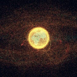 Space debris surrounding Earth ESA 1920