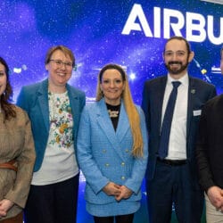 Amanda Martin MP with Airbus and Solent Growth Partnership